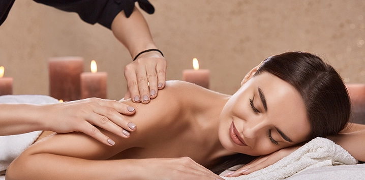 Antistress massage. Light massage for relaxation. Padmalaya massage center, Sofia
