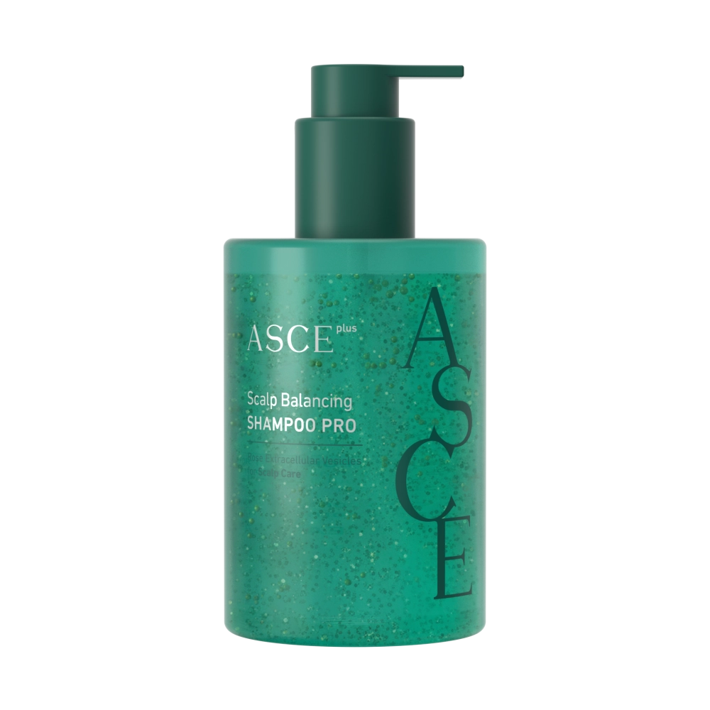 ASCEplus Scalp Balancing Shampoo PRO 300 мл - професионален корейски шампоан с екзозоми за коса и скалп. Почиства, освежава, хидратира и подхранва за по-мека и жизнена коса. Грижа при косопад, чувствителен скалп, омазнена коса. За ежедневна употреба.